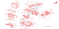 ABBELLIMENTO STRUMENTI(RH)(LATO GUIDATORE) per Honda CIVIC 2.0 5 Porte 5 velocità manuale 2003