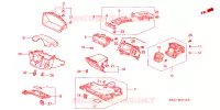 ABBELLIMENTO STRUMENTI(RH)(LATO GUIDATORE) per Honda CIVIC 1.6 SE EXECUTIVE 5 Porte 4 velocità automatico 2004