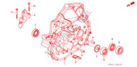 CASSA INNESTO (1.4L/1.5L/1.6L/1.7L) per Honda CIVIC 1.6S 5 Porte 5 velocità manuale 2001