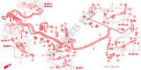 LINEE FRENO(ABS) (RH) (DIESEL) (2.0L) per Honda CIVIC 1.7S 5 Porte 5 velocità manuale 2003