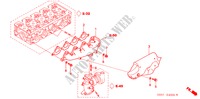 MOLTEPLICE SCARICO(DIESEL) per Honda CIVIC 1.7S 5 Porte 5 velocità manuale 2003