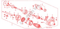 MOTORE AVVIATORE(DENSO) (3) per Honda CIVIC 2.0 5 Porte 5 velocità manuale 2003
