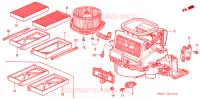 SOFFIATORE RISCALDATORE(RH) per Honda CIVIC 1.6 SE EXECUTIVE 5 Porte 4 velocità automatico 2004