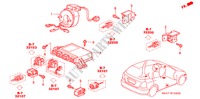 UNITA'SRS(LH) per Honda CIVIC 1.6LS 5 Porte 5 velocità manuale 2001