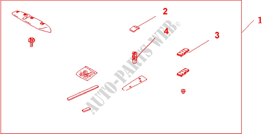 TAIL GATE S*B92P* per Honda CIVIC 1.6LS 5 Porte 5 velocità manuale 2001