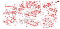 ABBELLIMENTO STRUMENTI(LH)(LATO PASSEGGERO) per Honda CIVIC 1.7LS 5 Porte 5 velocità manuale 2005