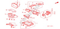 ABBELLIMENTO STRUMENTI(RH)(LATO GUIDATORE) per Honda CIVIC 1.6SE 5 Porte 5 velocità manuale 2005