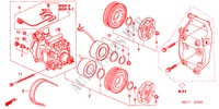 ARIA CONDIZIONATA (COMPRESSORE) (1.4L/1.6L) per Honda CIVIC 1.4S 5 Porte 5 velocità manuale 2005