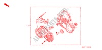 ARREDO GUARNIZIONE TRASMISSIONE (DIESEL) per Honda CIVIC 1.7ES 5 Porte 5 velocità manuale 2005