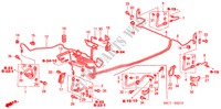 LINEE FRENO(ABS) (LH) (1.4L/1.6L) per Honda CIVIC 1.6S 5 Porte 5 velocità manuale 2005