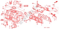 MOLTEPLICE ASPIRAZIONE(1.4L/1.5L/1.6L/1.7L) per Honda CIVIC 1.6LS 5 Porte 5 velocità manuale 2005