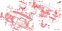 PANNELLO STRUMENTI(LH) per Honda CIVIC 1.6ES 5 Porte 5 velocità manuale 2005