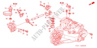 ASTA CAMBIO/BRACCIO CAMBIO (1.7L) per Honda STREAM 1.7LS 5 Porte 5 velocità manuale 2001