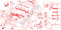 BARDATURA FILO MOTORE (1.7L) per Honda STREAM 1.7LS 5 Porte 5 velocità manuale 2001