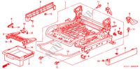 COMP. SEDILE ANT. (D.)(1) per Honda STREAM 1.7LS 5 Porte 5 velocità manuale 2003