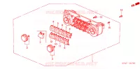 CONTROLLO RISCALDATORE( '03) per Honda STREAM 1.7 LS 5 Porte 5 velocità manuale 2003