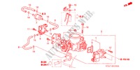 CORPO VALVOLA IMMISSIONE(1.7L) per Honda STREAM 1.7SE 5 Porte 5 velocità manuale 2001