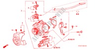 CORPO VALVOLA IMMISSIONE(2.0L) per Honda STREAM 2.0SI 5 Porte 5 velocità automatico 2004