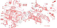 MOLTEPLICE ASPIRAZIONE(1.7L) per Honda STREAM 1.7ES 5 Porte 5 velocità manuale 2004