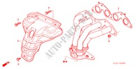 MOLTEPLICE SCARICO(1.7L) per Honda STREAM 1.7ES 5 Porte 5 velocità manuale 2001