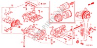 POMPA OLIO/SCOLO OLIO (2.0L) per Honda STREAM 2.0SI 5 Porte 5 velocità manuale 2002