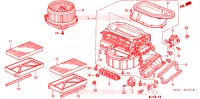 SOFFIATORE RISCALDATORE(RH) per Honda STREAM 2.0 SE 5 Porte 5 velocità automatico 2004