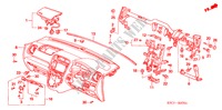 PANNELLO STRUMENTI(RH) per Honda STREAM SE 5 Porte 5 velocità automatico 2005