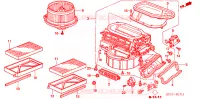 SOFFIATORE RISCALDATORE(RH) per Honda STREAM SE 5 Porte 5 velocità manuale 2005