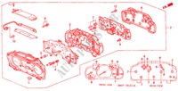 INDICATORE COMBINAZIONE(V6) per Honda ACCORD COUPE 3.0IV6 2 Porte 4 velocità automatico 1998