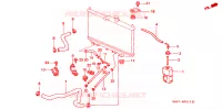 TUBO RADIATORE(L4) per Honda ACCORD COUPE 2.0 ILS 2 Porte 4 velocità automatico 1998