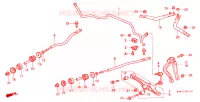 BRACCIO INFERIORE ANT. per Honda ACCORD EX 4 Porte 4 velocità automatico 2001
