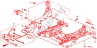 COMP. SEDILE ANT. (D.) (2) per Honda ACCORD VTI 4 Porte 5 velocità manuale 1999