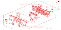 CONTROLLO RISCALDATORE('01 ) per Honda ACCORD EXI 4 Porte 4 velocità automatico 2001