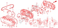 INDICATORE COMBINAZIONE(NS) per Honda ACCORD VTI 4 Porte 5 velocità manuale 2001