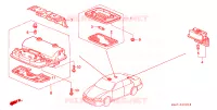 LUCE INTERIORE per Honda ACCORD EX 4 Porte 4 velocità automatico 2001