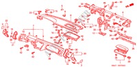 PANNELLO STRUMENTI(LH) per Honda ACCORD 2.3VTI 4 Porte 4 velocità automatico 2002