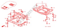 TRAVE POSTERIORE/TRAVE CROCIANTE per Honda ACCORD 2.3EXI 4 Porte 4 velocità automatico 2000
