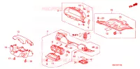 ABBELLIMENTO STRUMENTI(LH)(LATO GUIDATORE) per Honda CRV LS 5 Porte 4 velocità automatico 2002