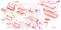 ABBELLIMENTO STRUMENTI(LH)(LATO PASSEGGERO) per Honda CRV LS 5 Porte 4 velocità automatico 2002
