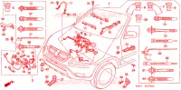 BARDATURA FILO MOTORE(LH) per Honda CRV LS 5 Porte 4 velocità automatico 2002