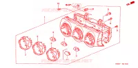 CONTROLLO RISCALDATORE(LH) per Honda CRV LS 5 Porte 4 velocità automatico 2002