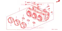 CONTROLLO RISCALDATORE(RH) per Honda CRV SES 5 Porte 4 velocità automatico 2002