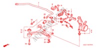 GIUNTO ANTERIORE/ BRACCIO INFERIORE ANT. per Honda CR-V SE-S 5 Porte 5 velocità manuale 2004