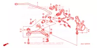 GIUNTO ANTERIORE/ BRACCIO INFERIORE ANT. per Honda CRV LS 5 Porte 4 velocità automatico 2002