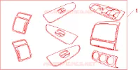 INT PANEL per Honda CRV LS 5 Porte 4 velocità automatico 2002