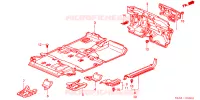 STOINO PAVIMENTO per Honda CRV LS 5 Porte 4 velocità automatico 2002