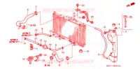 TUBO RADIATORE/ SERBATOIO DI RISERVA per Honda CRV LS 5 Porte 4 velocità automatico 2002