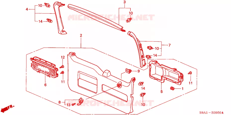 FODERA PORTELLONE Honda  CRV 2002 LS 4 velocità automatico 
