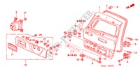 PORTELLONE per Honda CR-V RV-I 5 Porte 5 velocità manuale 2006