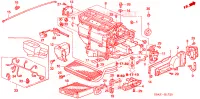 UNITA RISCALDATORE(LH) per Honda CRV EXECUTIVE 5 Porte 4 velocità automatico 2006